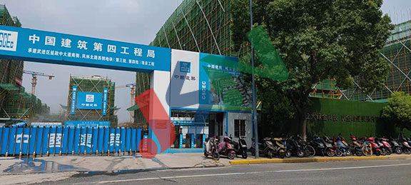 金諾減振器中國建筑第四工程局常州項目空調螺桿機減振項目